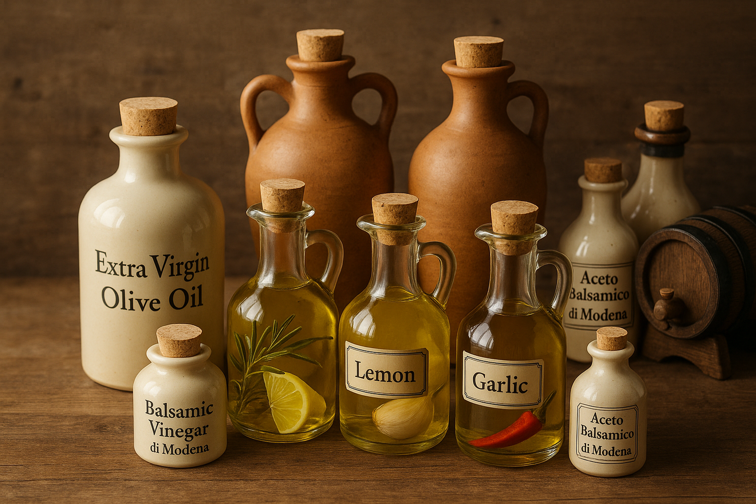 Extra Virgin Olive Oils & Vinegars