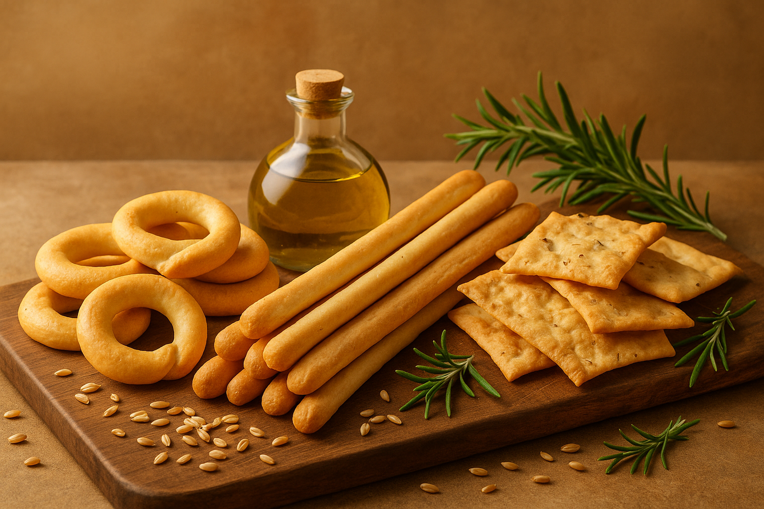 Crackers, Taralli & Bread